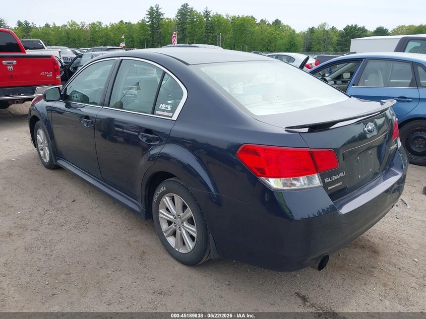 2012 Subaru LEGACY 2.5 2.5I blue Lot 111045189838 Vin 4S3BMBA67C3039733