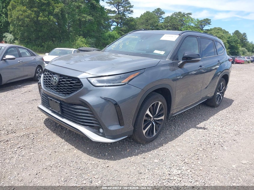 Vin: 5tdlzrbh4ms146009, lot: 45687586, toyota highlander xse 20212