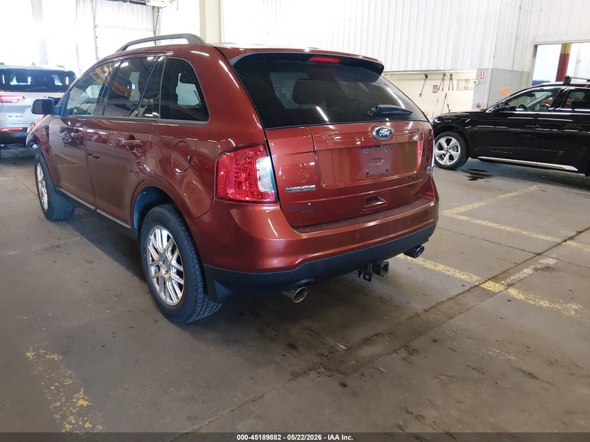 Vin: 2fmdk4jc8eba17965, lot: 45687594, ford edge sel 20143