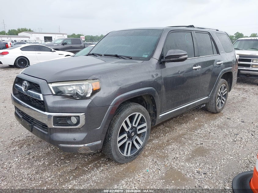 Vin: jtebu5jr3e5164291, lot: 45687622, toyota 4runner limited 20142