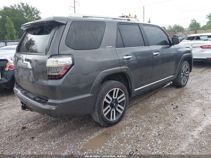 Vin: jtebu5jr3e5164291, lot: 45687622, toyota 4runner limited 20144