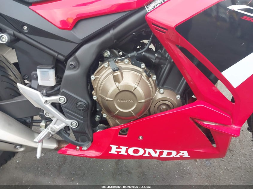 2023 Honda Cbr500 Ra VIN: MLHPC6254P5400705 Lot: 45189932
