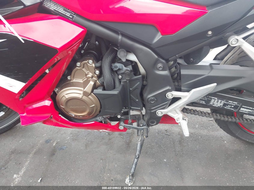 2023 Honda Cbr500 Ra VIN: MLHPC6254P5400705 Lot: 45189932