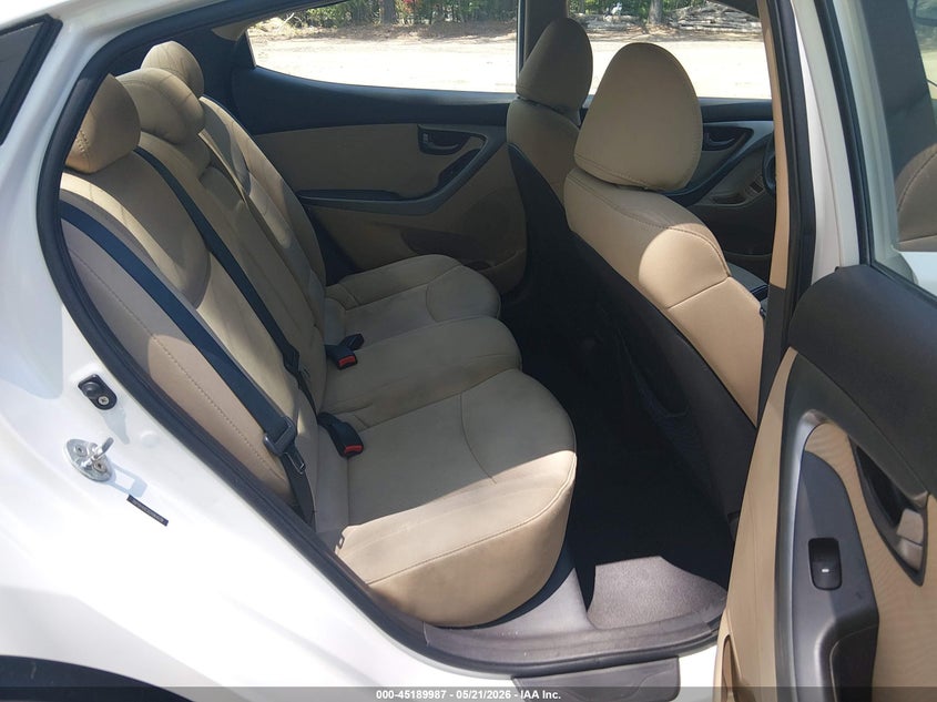 2012 Hyundai Elantra 1.8 Gls white Lot 111045189987 Vin 5NPDH4AE0CH064039