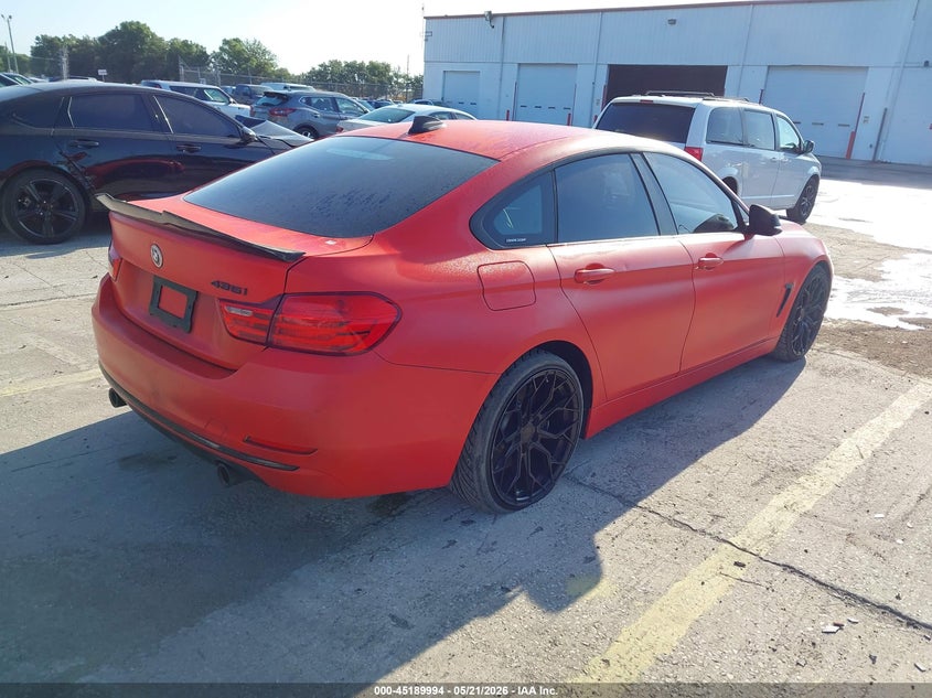 Vin: wba4b1c55gg242421, lot: 45687706, bmw 435i gran coupe 20164