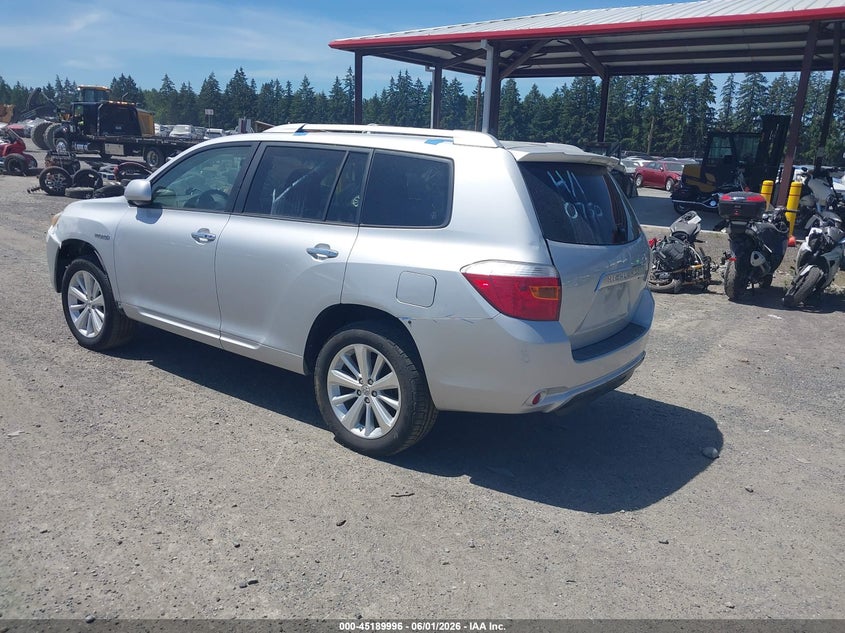 Vin: jtebw3eh4a2043054, lot: 45687708, toyota highlander hybrid base v6 20103