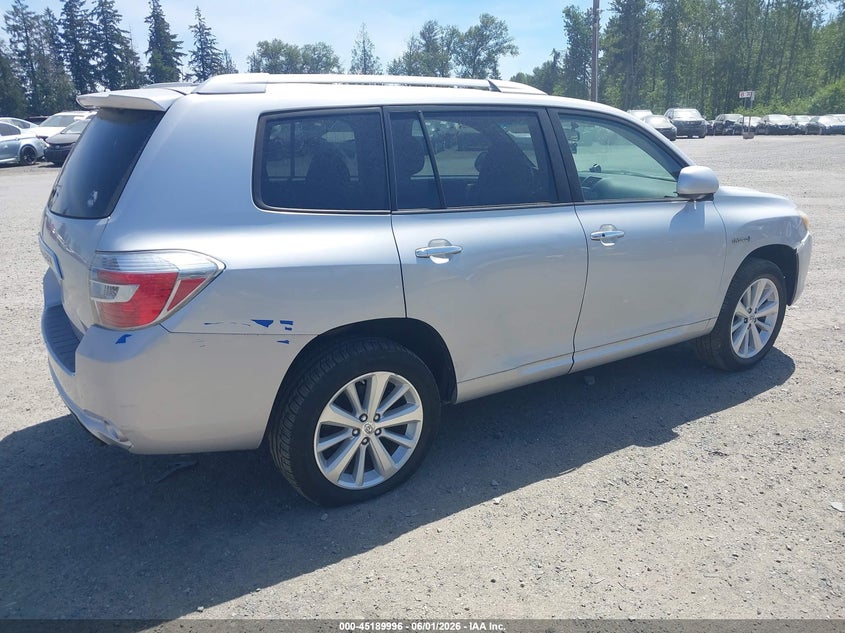 Vin: jtebw3eh4a2043054, lot: 45687708, toyota highlander hybrid base v6 20104