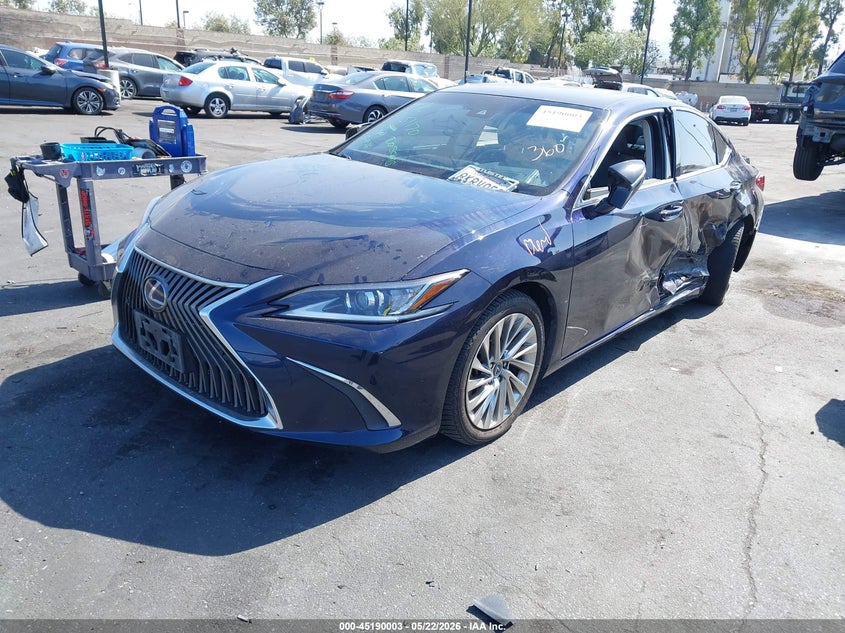 Vin: jthb21b10k2038476, lot: 45687715, lexus es 300h luxury 20192