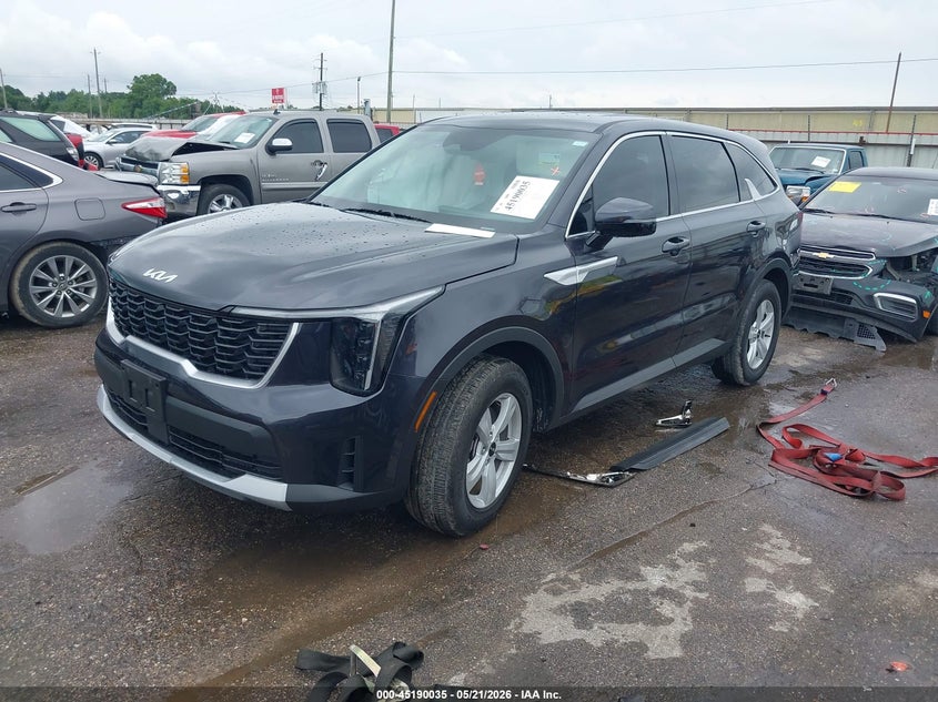 Vin: 5xyrg4jc7tg442243, lot: 45687747, kia sorento lx 20262