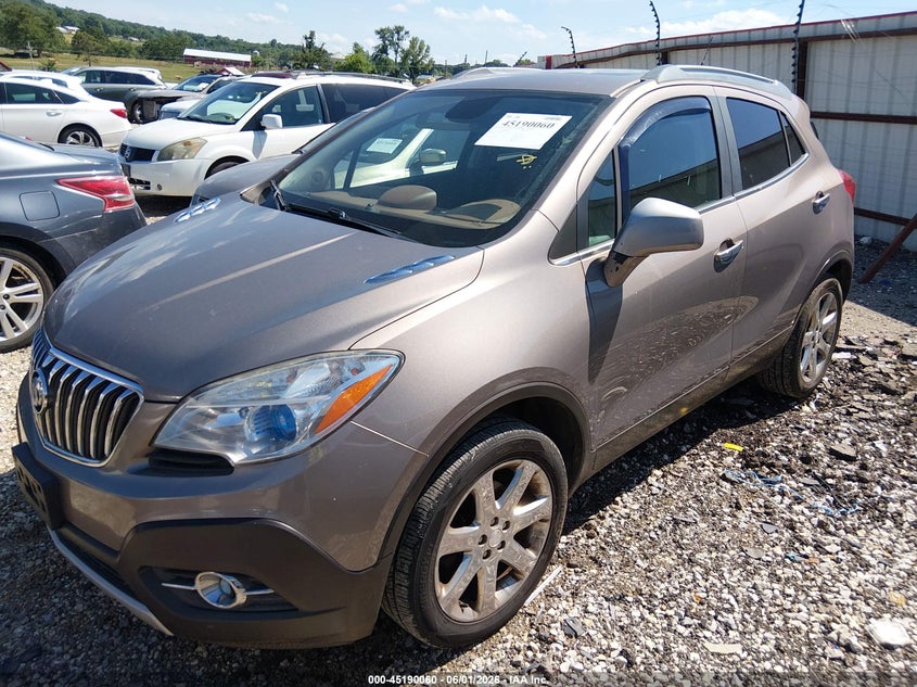 Vin: kl4cjgsb7db110310, lot: 45687772, buick encore leather 20132