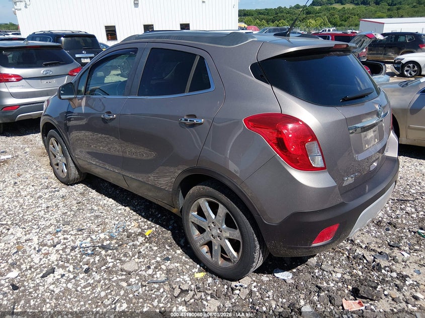 Vin: kl4cjgsb7db110310, lot: 45687772, buick encore leather 20133