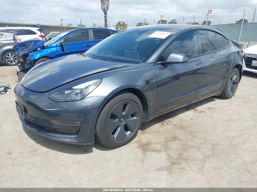 Vin: 5yj3e1ea6pf658682, lot: 45687785, tesla model 3 rear-wheel drive 20232