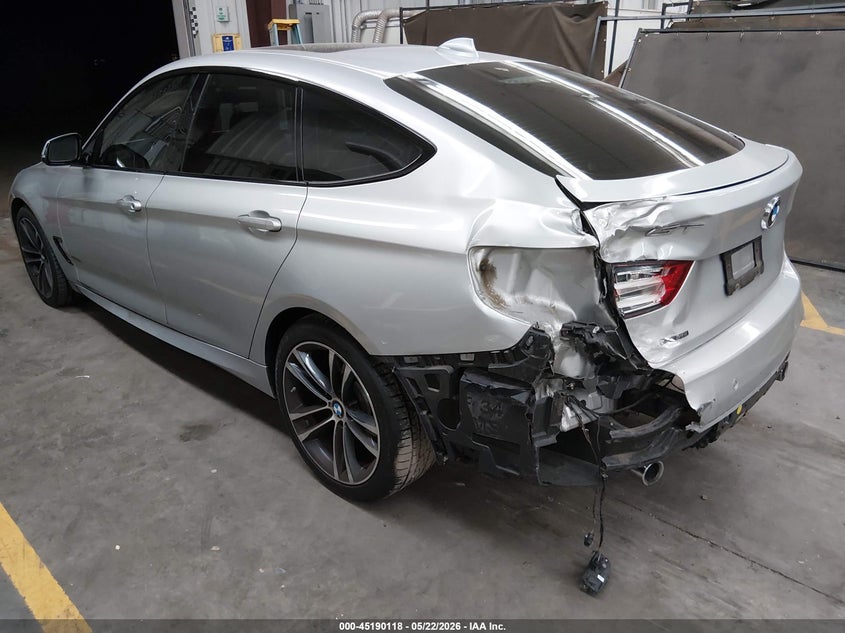 Vin: wba3x9c53ed153571, lot: 45687830, bmw 335i gran turismo xdrive 20143