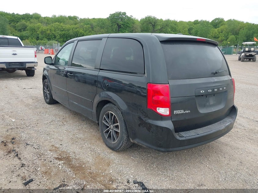 Vin: 2c4rdgbg0gr347746, lot: 45687879, dodge grand caravan se plus 20163