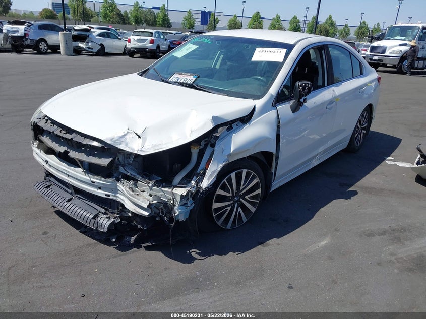 Vin: 4s3bnaf66j3003884, lot: 45687943, subaru legacy 2.5i premium 20182