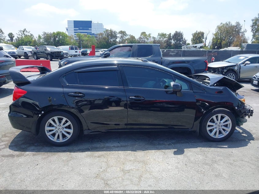 2012 Honda Civic 1.8 Ex black Lot 111045190291 Vin 19XFB2F86CE332789