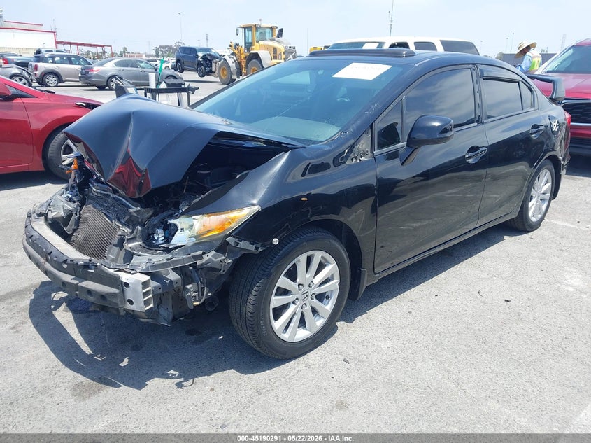 19XFB2F86CE332789 2012 Honda Civic 1.8 Ex black