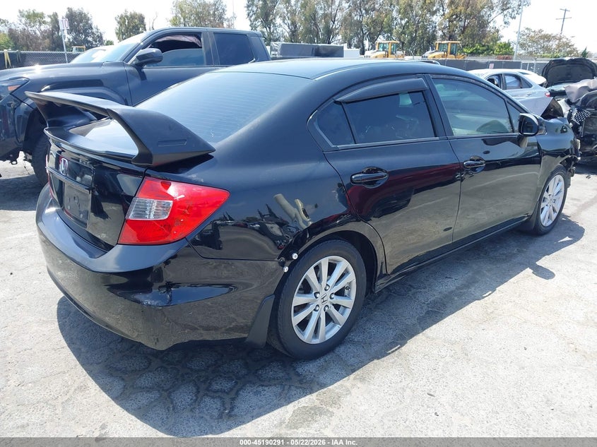 19XFB2F86CE332789 2012 Honda Civic 1.8 Ex black