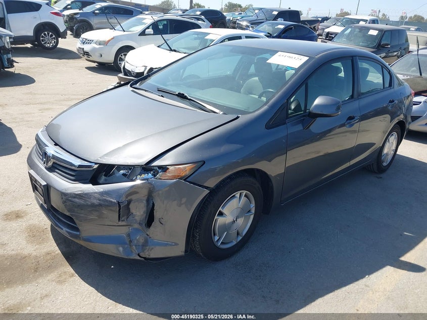 2012 Honda Civic Hf 2HGFB2F67CH549014 photo 1