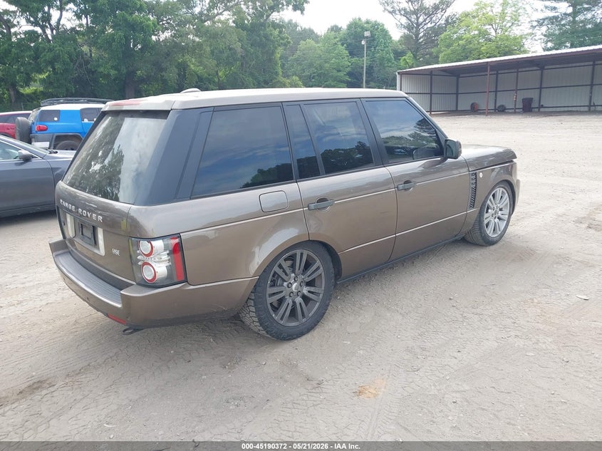 2011 Land rover RANGE ROVER 5.0 Hse Brown Lot 111045190372 Vin SALMF1D49BA352843