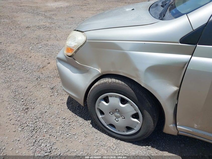 TOYOTA ECHO 2003 VIN JTDBT123830287587