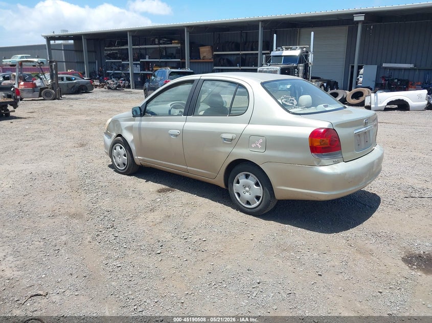 TOYOTA ECHO 2003 VIN JTDBT123830287587