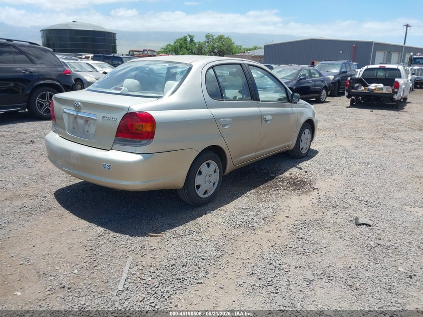 TOYOTA ECHO 2003 VIN JTDBT123830287587