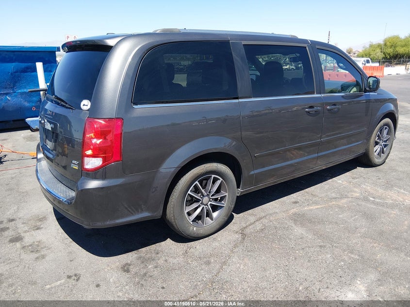 Vin: 2c4rdgcg1hr864957, lot: 45688222, dodge grand caravan sxt 20174