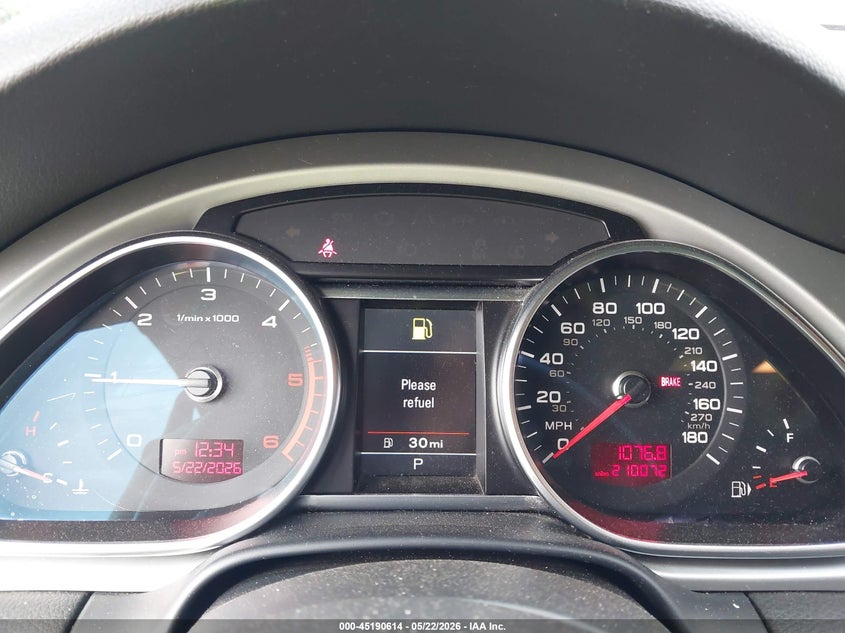 2011 Audi Q7 3.0 Tdi Premium VIN: WA1WMAFE2BD007755 Lot: 45190614