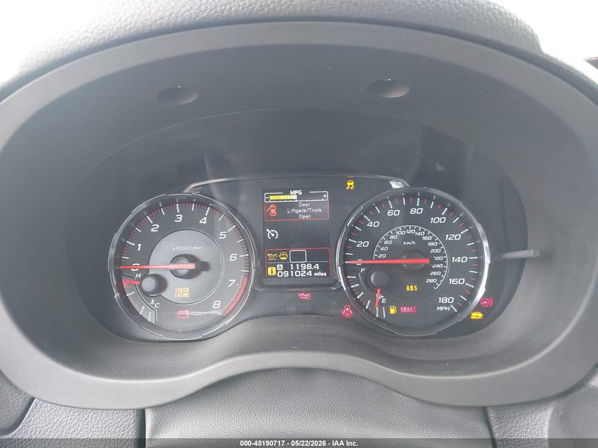 2021 Subaru Wrx Premium VIN: JF1VA1C60M9810745 Lot: 45190717