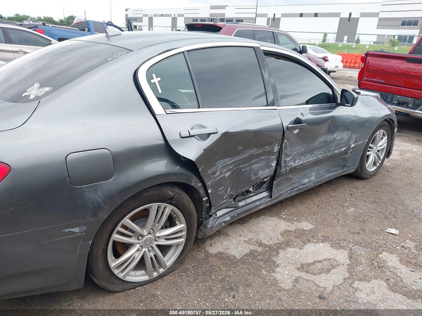 2012 INFINITI G25 auction photo 6