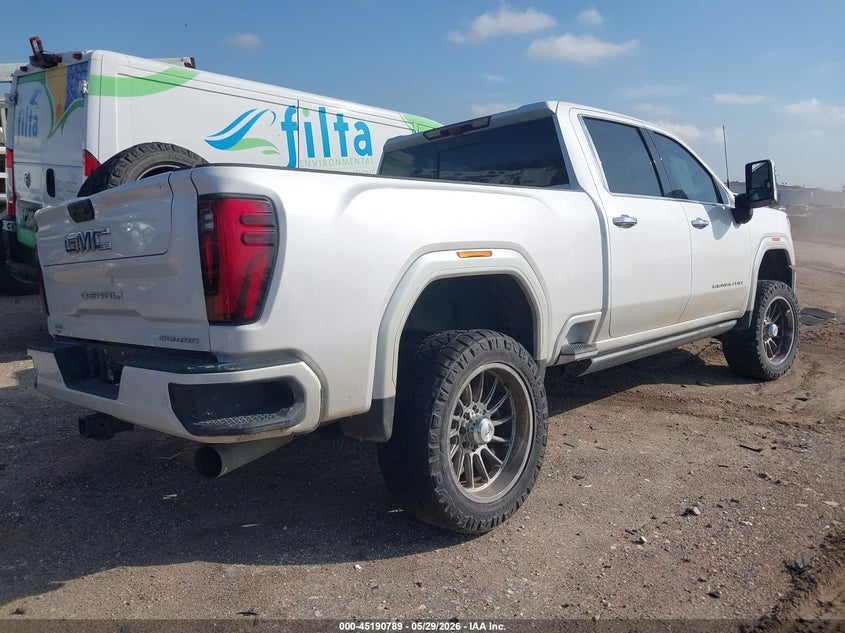 2024 Gmc Sierra 2500Hd 4Wd Standard Bed Denali Ultimate white Lot 111045190789 Vin 1GT49XEY0RF355811