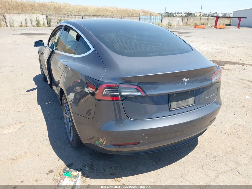 Vin: 5yj3e1eb5lf663374, lot: 45688532, tesla model 3 long range dual motor all-wheel drive 20203