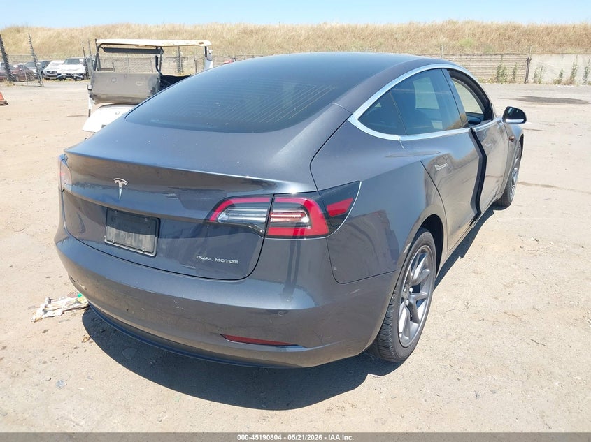 Vin: 5yj3e1eb5lf663374, lot: 45688532, tesla model 3 long range dual motor all-wheel drive 20204