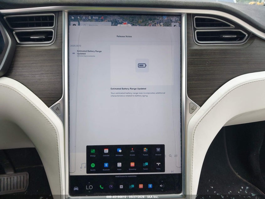 2016 Tesla Model X 60D/70D/75D/90D VIN: 5YJXCAE24GF014131 Lot: 45190810
