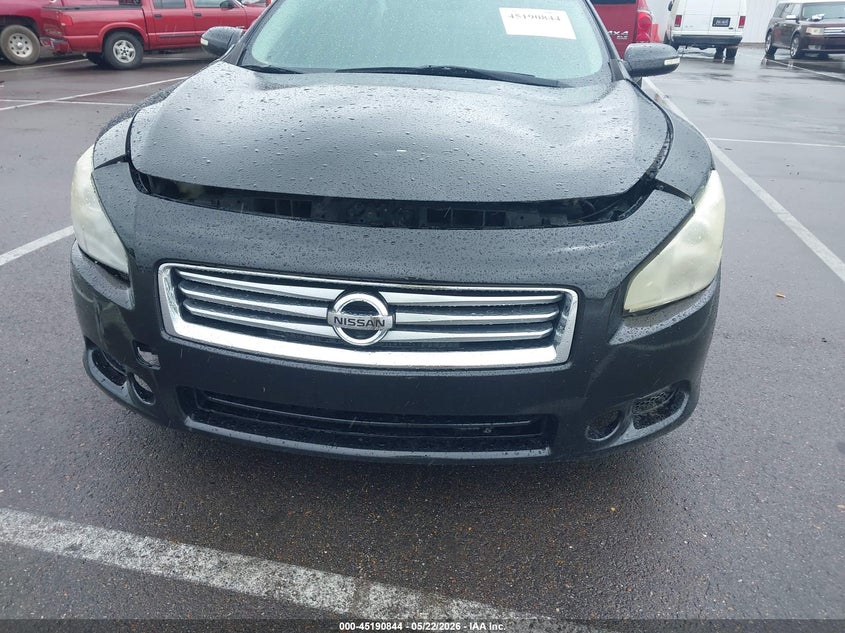 2012 Nissan Maxima 3.5 3.5 Sv Black Lot 111045190844 Vin 1N4AA5AP2CC857097