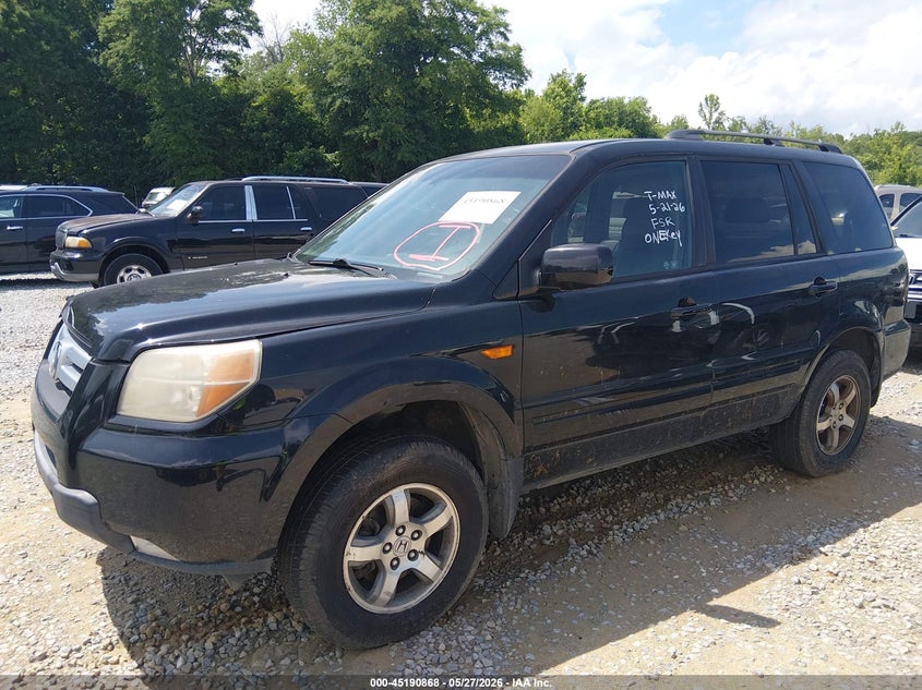 2007 Honda Pilot Ex-L 5FNYF18507B007355 photo 1