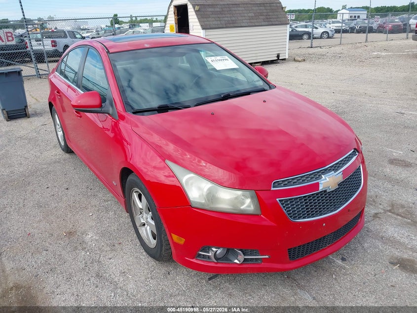 2012 Chevrolet Cruze 1.4 1Lt red Lot 111045190998 Vin 1G1PF5SC0C7204352