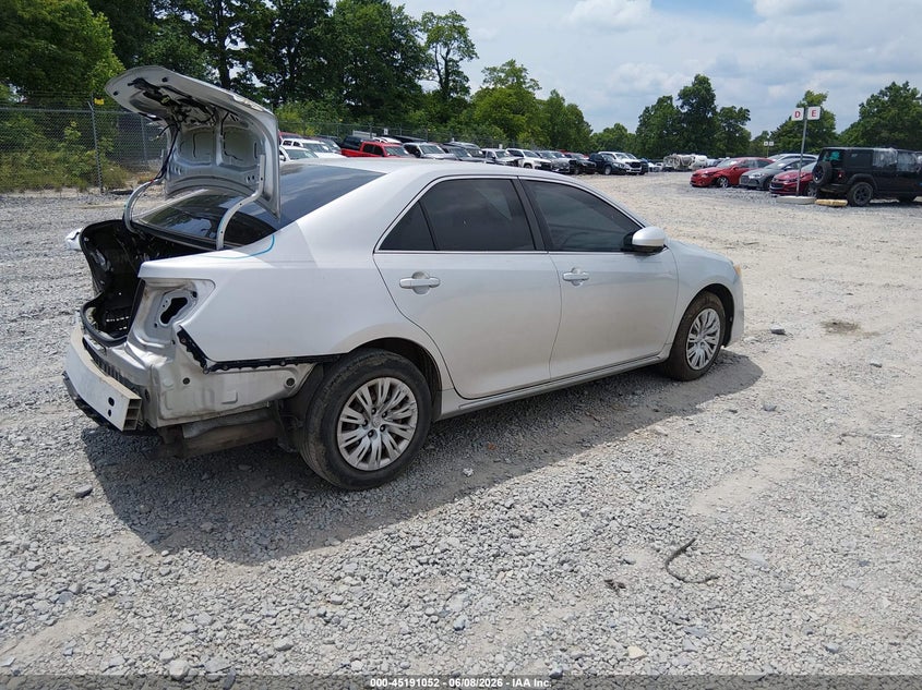 Vin: 4t1bf1fk6cu191034, lot: 45688780, toyota camry le 20124