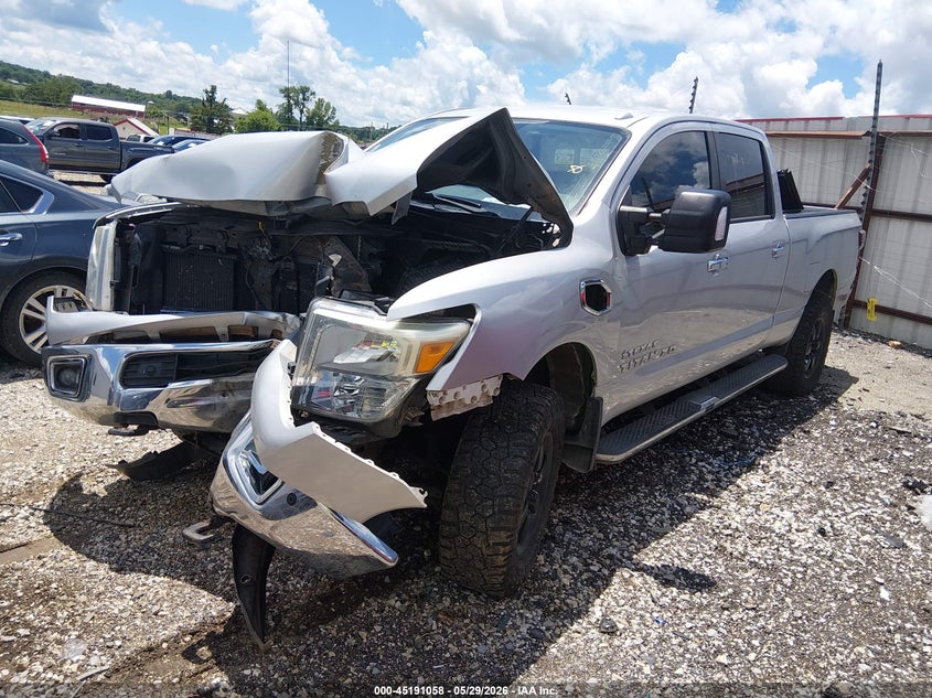 Vin: 1n6aa1f43hn528225, lot: 45688786, nissan titan xd sv gas 20172