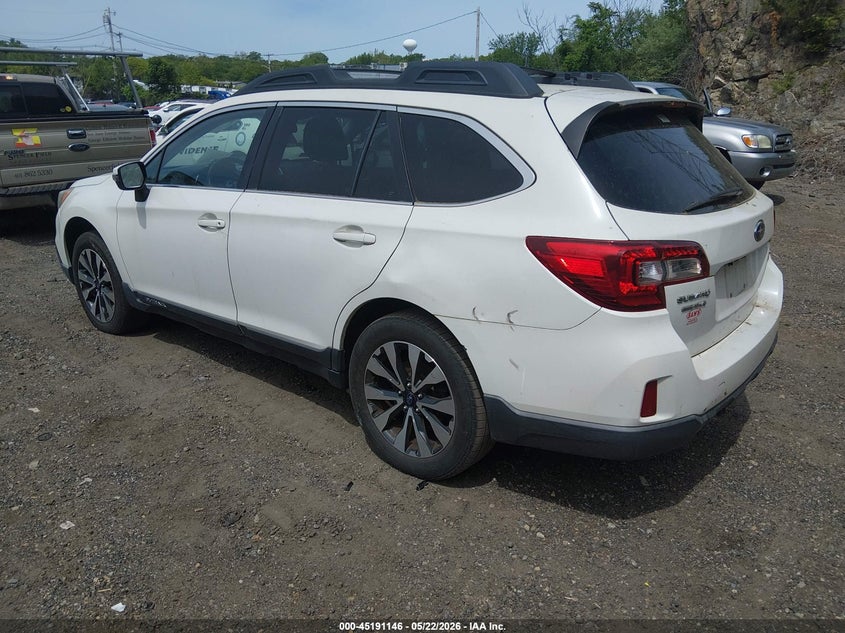 Vin: 4s4bsajc8f3222385, lot: 45688874, subaru outback 2.5i limited 20153