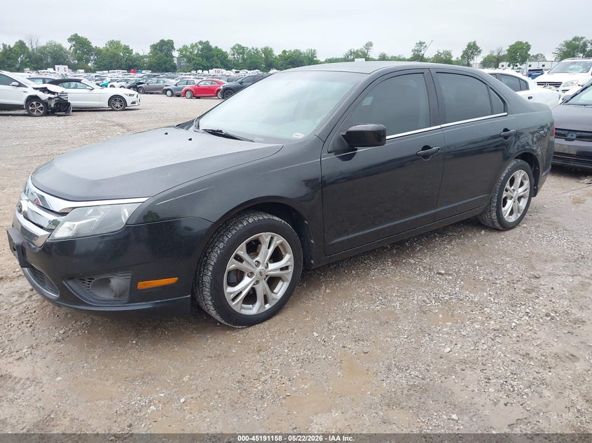 Vin: 3fahp0hg6cr368175, lot: 45688886, ford fusion se 20122
