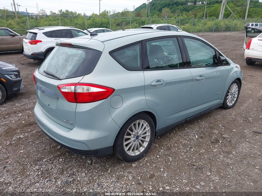 Vin: 1fadp5au0dl537523, lot: 45689144, ford c-max hybrid se 20134
