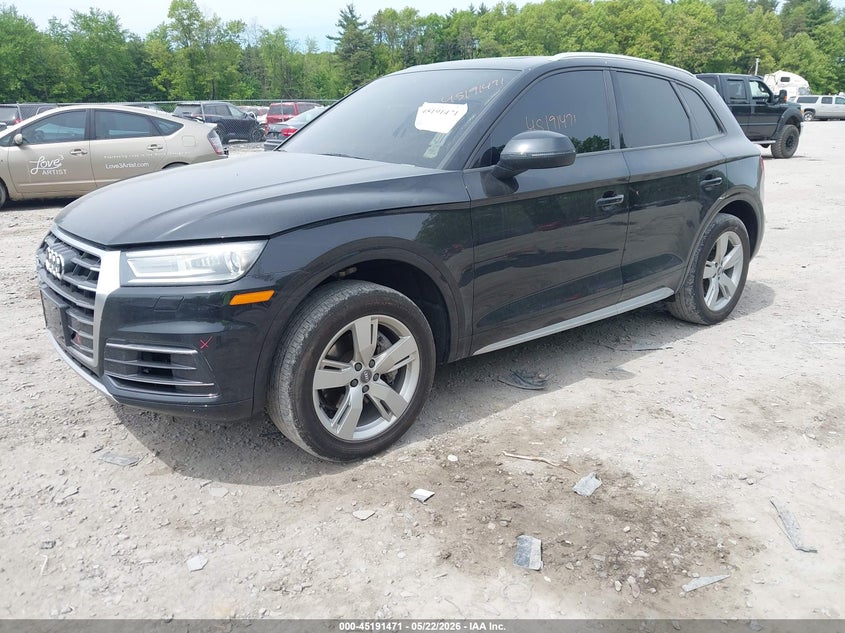 Vin: wa1anafy6j2001114, lot: 45689199, audi q5 2.0t premium/2.0t tech premium 20182