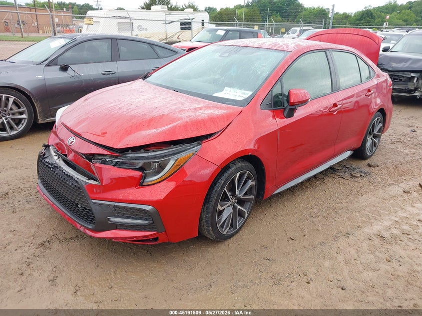 VIN JTDS4RCE7LJ017384 2020 TOYOTA COROLLA SE