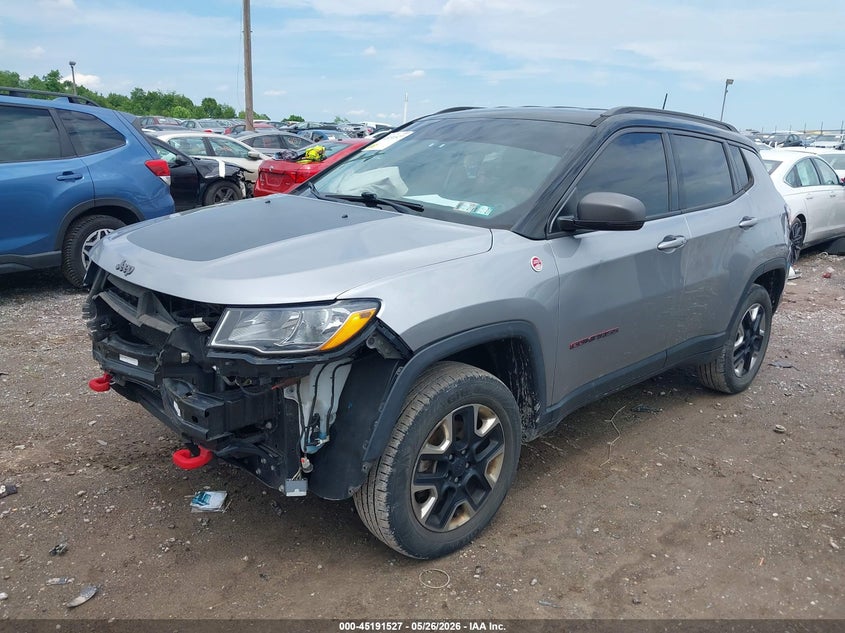Vin: 3c4njddb4jt465505, lot: 45689255, jeep compass trailhawk 4x4 20182