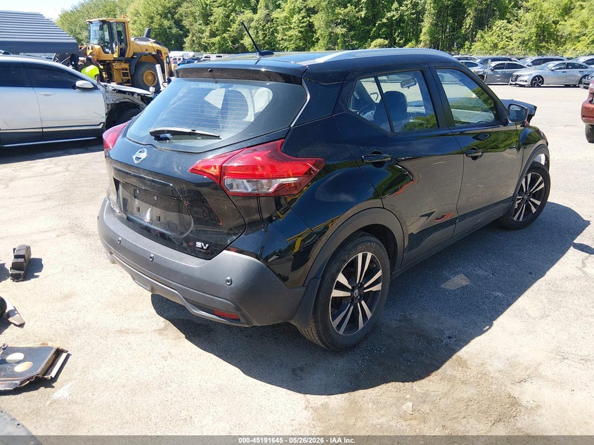 Vin: 3n1cp5cv9ll539644, lot: 45689373, nissan kicks sv xtronic cvt 20204