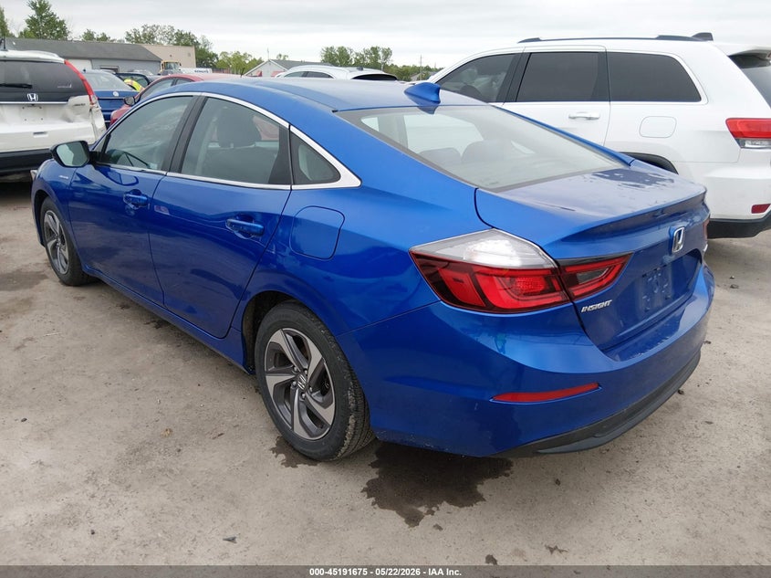 Vin: 19xze4f14ke030371, lot: 45689403, honda insight lx 20193