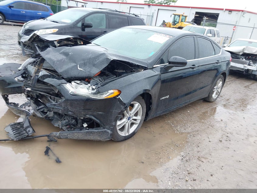 VIN 3FA6P0LU0JR245456 2018 FORD FUSION HYBRID SE