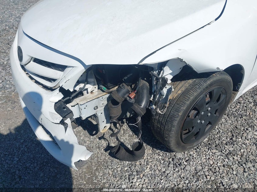 2012 Toyota Corolla 1.8 Le white Lot 111045191812 Vin 2T1BU4EE6CC775261